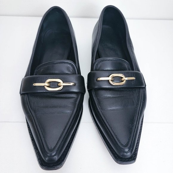 Anine Bing Selma Loafers in Black 39 9 - Picture 5 of 11